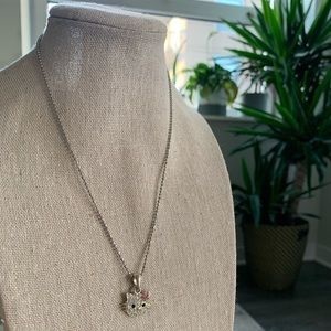 Silver Hello Kitty Necklace